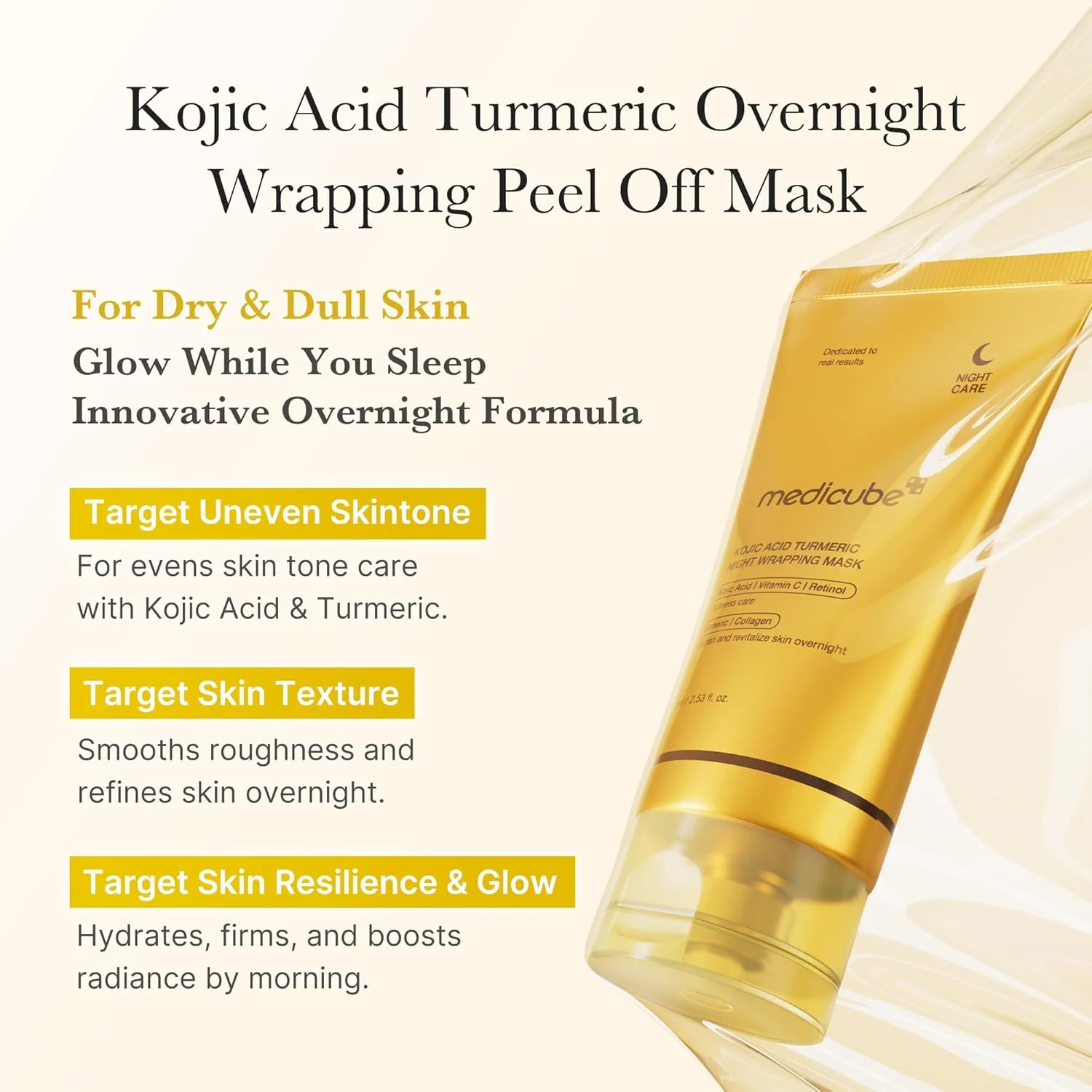 medicube - Kojic Acid Turmeric Night Wrapping Mask