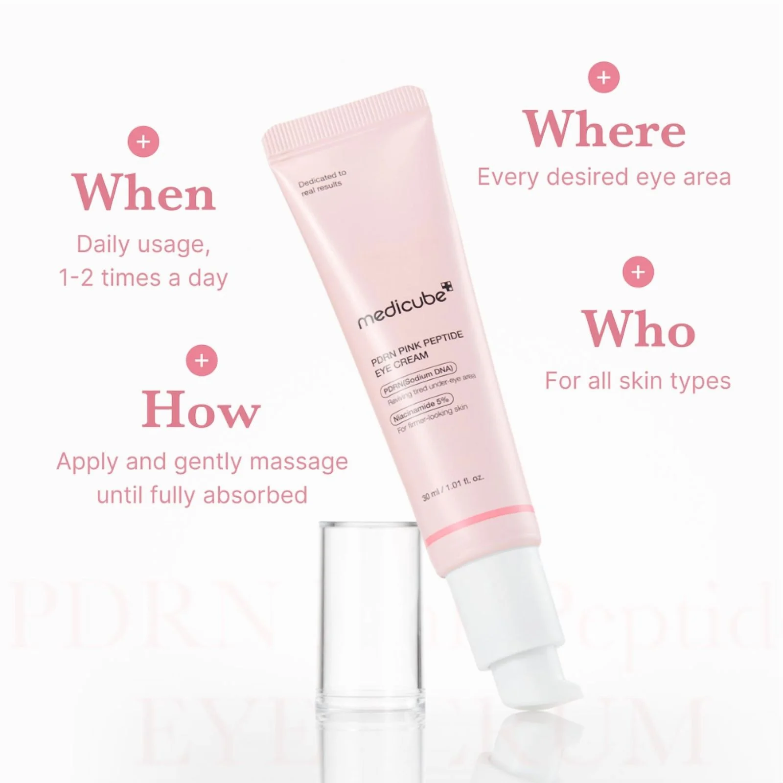 medicube - PDRN Pink Peptide Eye Cream