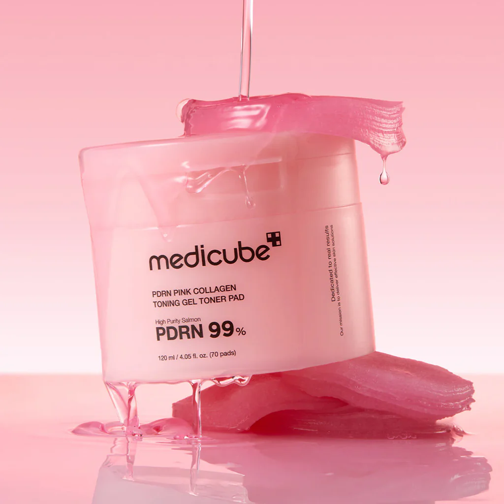 medicube - PDRN Pink Collagen Toning Gel Toner Pad