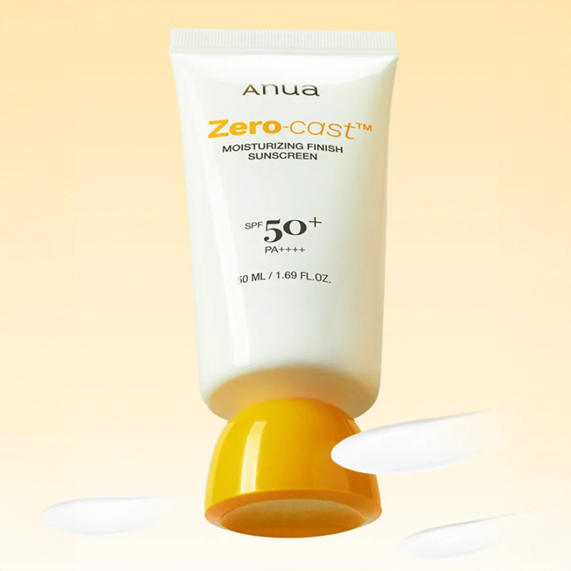Anua - Zero-Cast Moisturizing Finish Sunscreen
