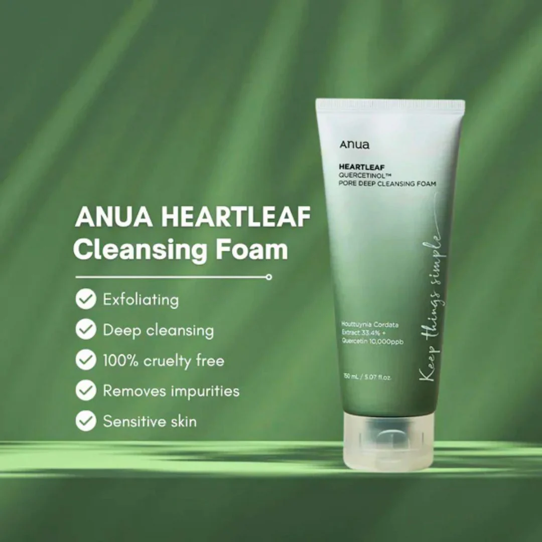 Anua - Heartleaf Quercetinol Pore Deep Cleansing Foam