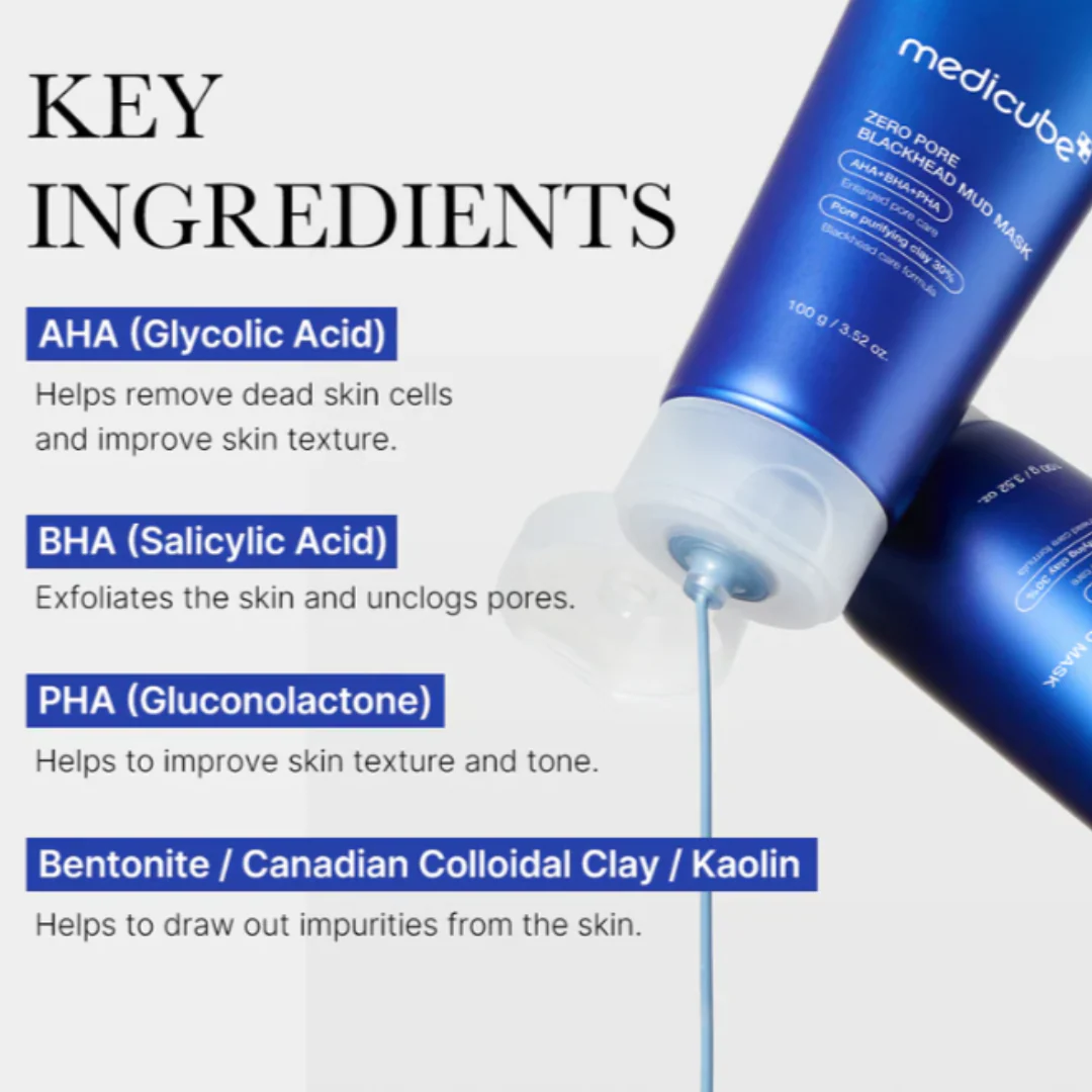 medicube - Zero Pore Blackhead Mud Mask
