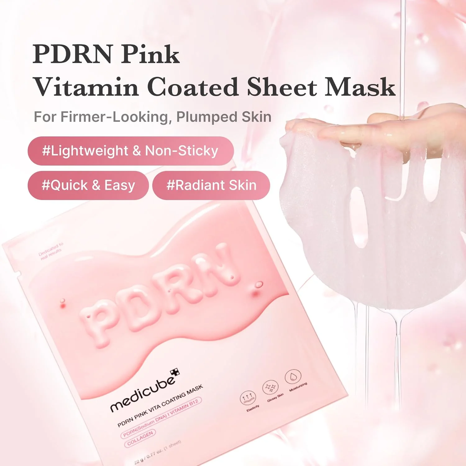 medicube - PDRN Pink Vita Coating Mask Set